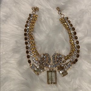 BCBG large stone necklace
